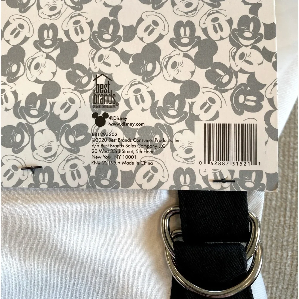 2 Disney Mickey Mouse & Minnie Mouse Aprons Oh Hello Peek A Boo 100% Cotton NWT